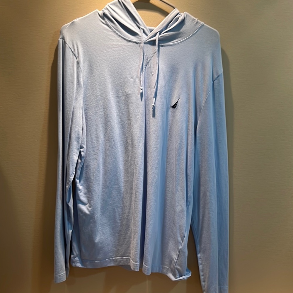 Nautica Lightweight blue hoodie